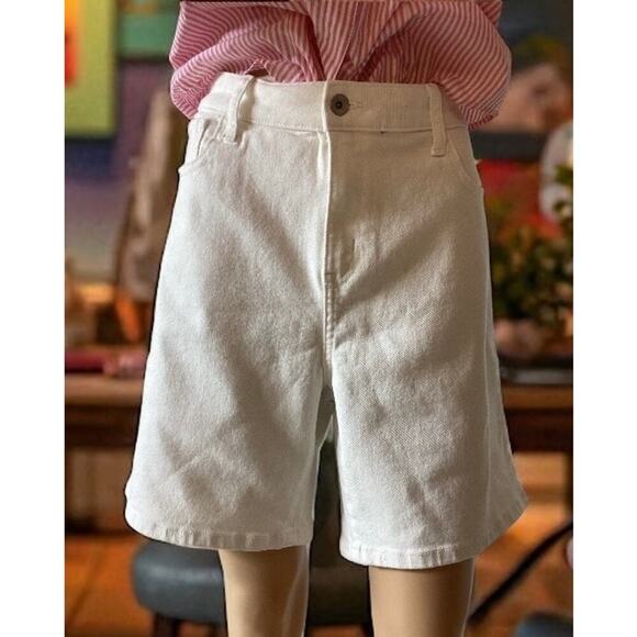 Nautical Jeans Co. Men's Deck Short stretch-cotton twill size 18 white - Picture 1 of 8